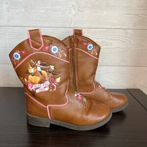 Dreamworks Spirit "Riding Free" Cowboy  Boots Girls Size 11